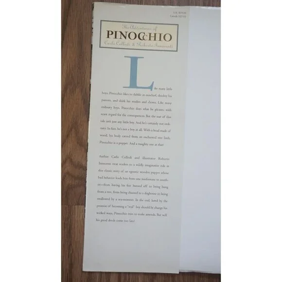 The Adventures of Pinocchio (Creative Editions) Hardcover - Picture 14 of 14